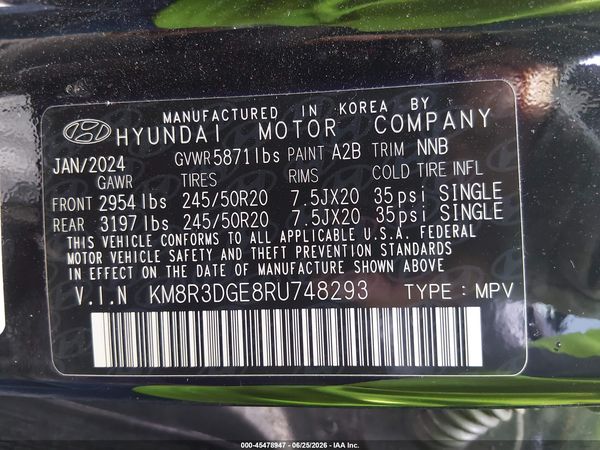2024 HYUNDAI PALISADE XRT