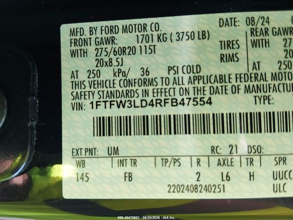 2024 FORD F-150 XLT