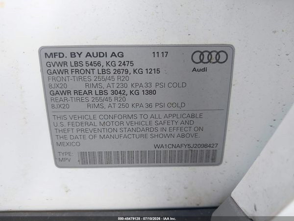2018 AUDI Q5