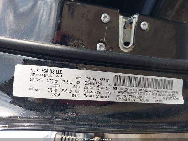 2019 JEEP CHEROKEE LATITUDE FWD