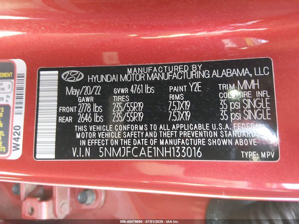 2022 HYUNDAI TUCSON SEL