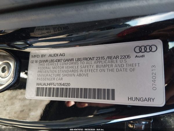 2018 AUDI A3