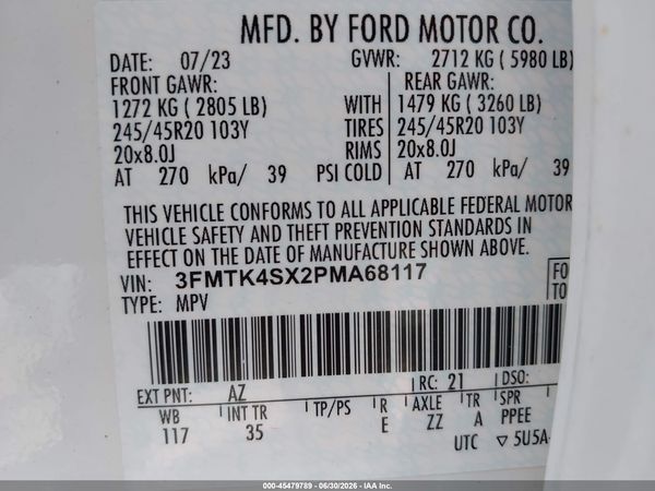 2023 FORD MUSTANG MACH-E GT