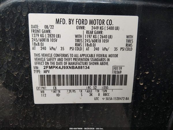 2022 FORD EDGE SEL