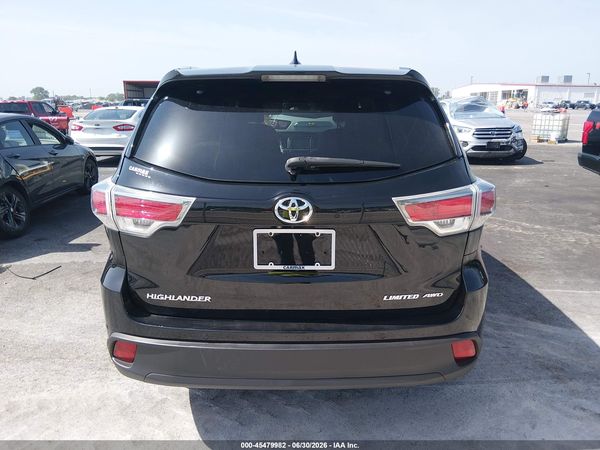 2016 TOYOTA HIGHLANDER LIMITED V6
