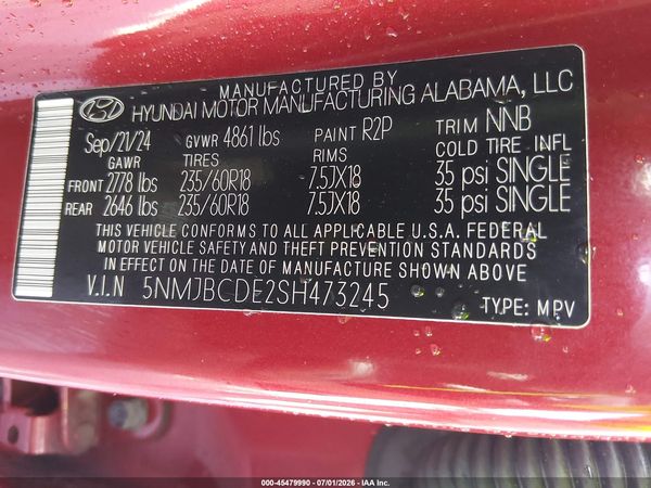 2025 HYUNDAI TUCSON SEL