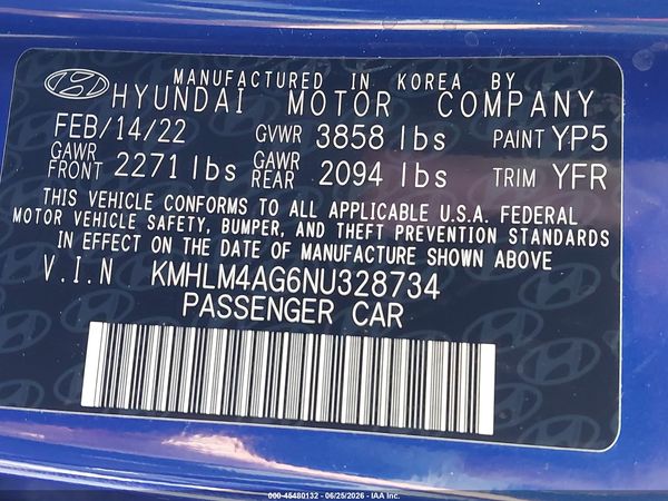 2022 HYUNDAI ELANTRA SEL