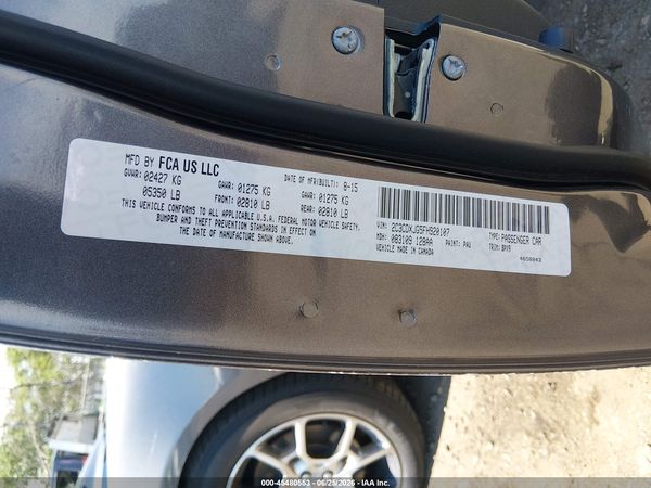 2015 DODGE CHARGER SXT