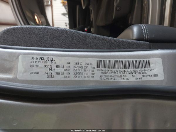 2019 DODGE DURANGO SXT AWD