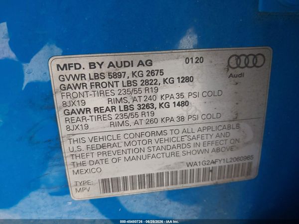 2020 AUDI Q5