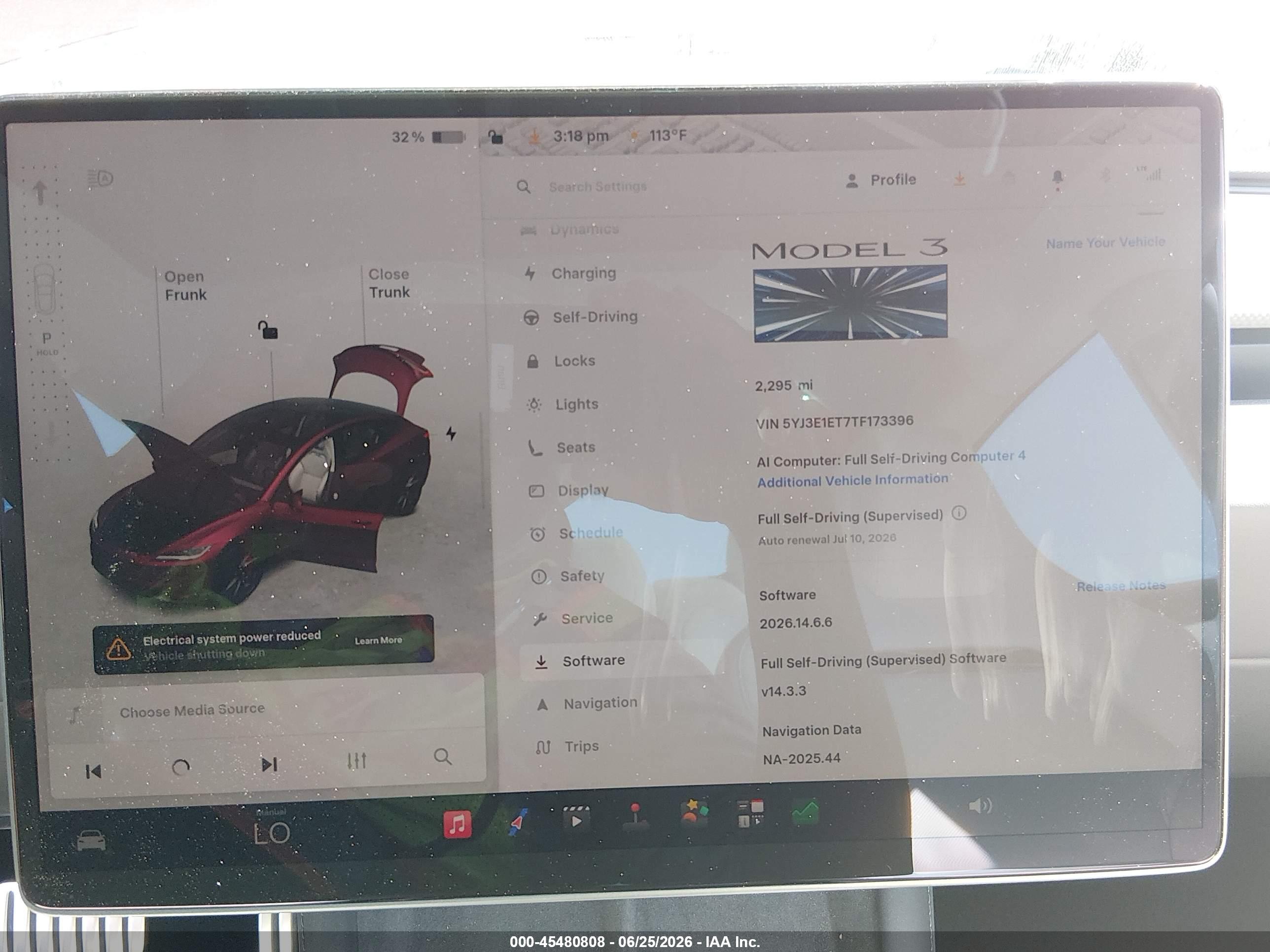 2026 TESLA MODEL 3