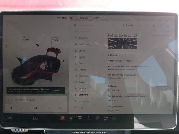 2026 TESLA MODEL 3