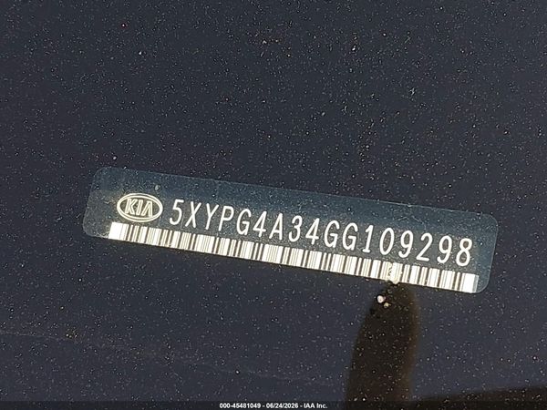 2016 KIA SORENTO 2.4L LX