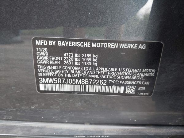 2021 BMW 330I XDRIVE