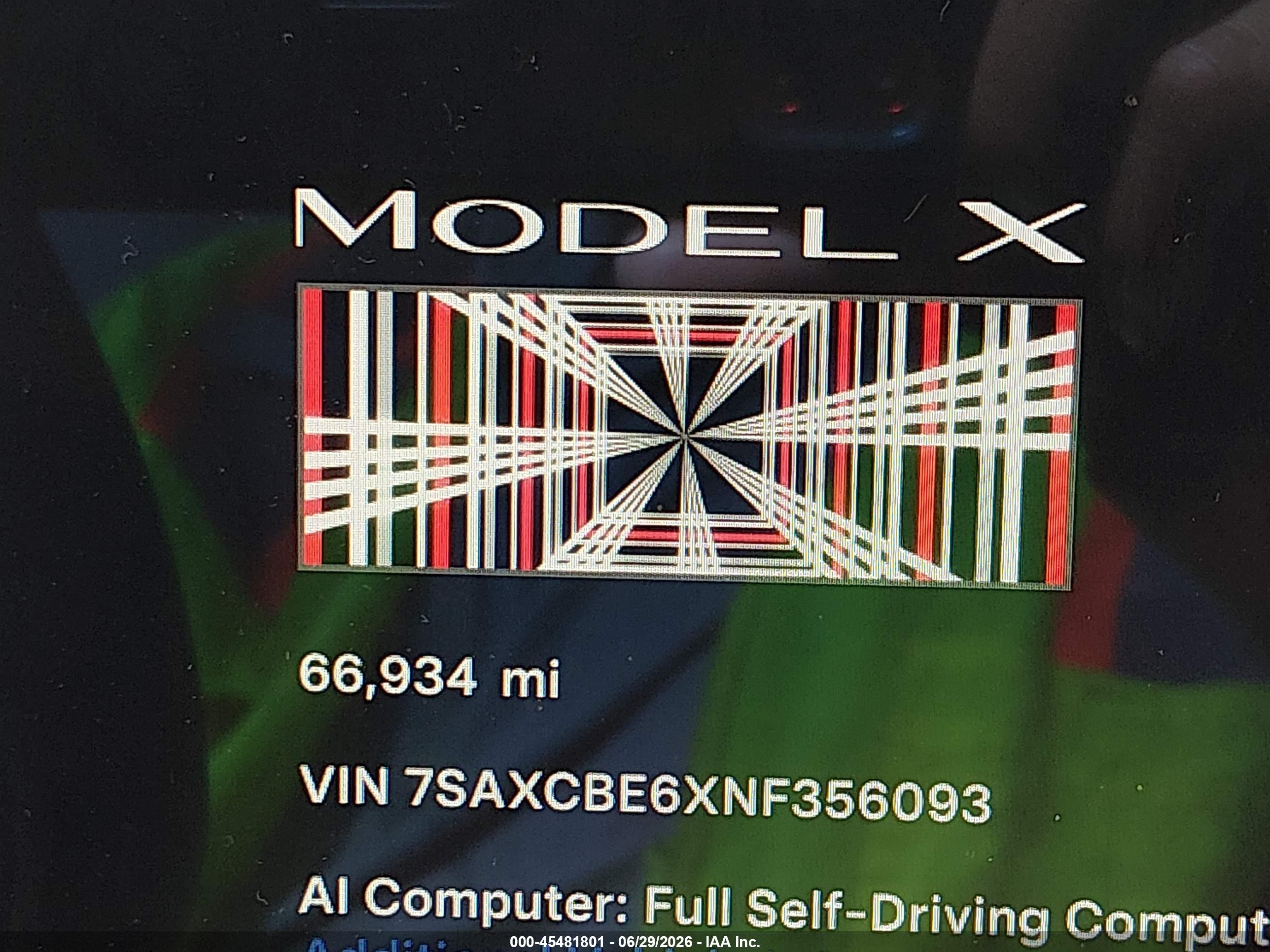 2022 TESLA MODEL X