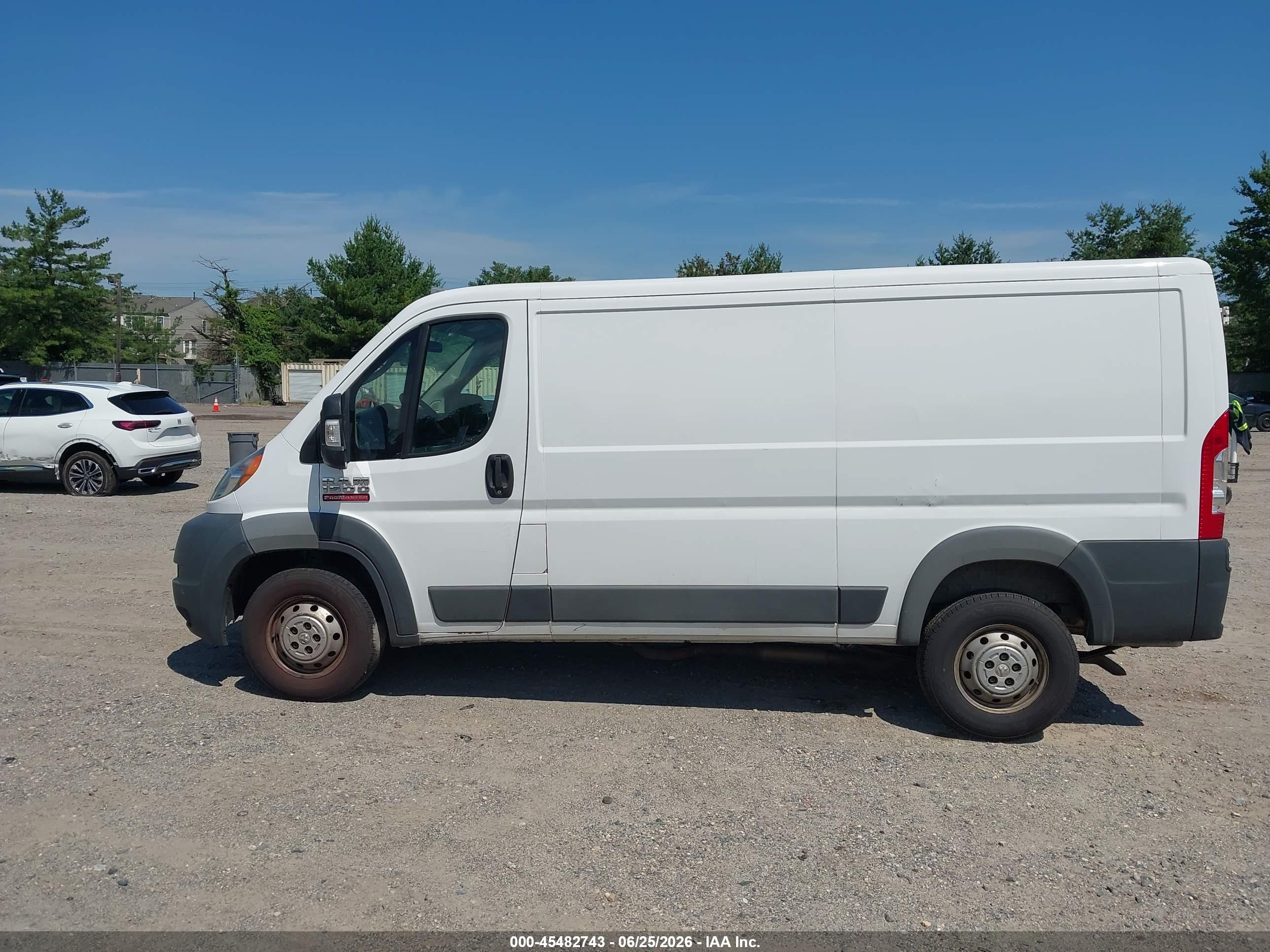 2017 RAM PROMASTER 1500 LOW ROOF 136 WB