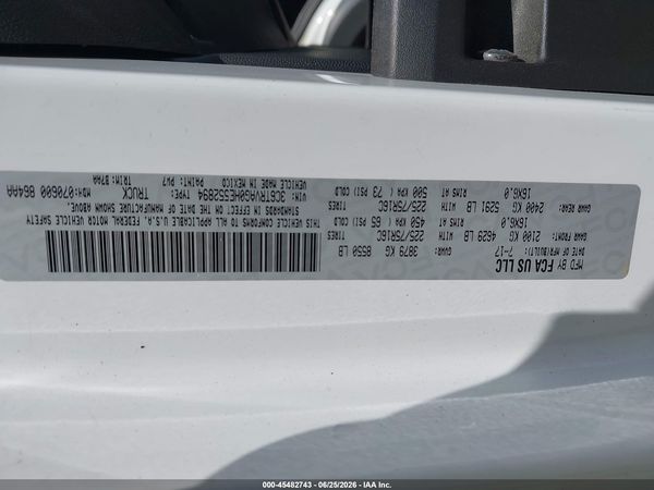2017 RAM PROMASTER 1500 LOW ROOF 136 WB
