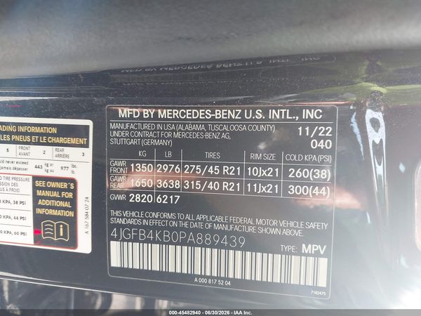 2023 MERCEDES-BENZ GLE 350 4MATIC