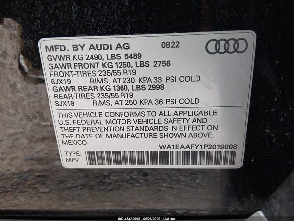 2023 AUDI Q5