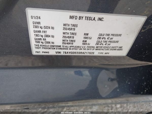 2024 TESLA MODEL Y
