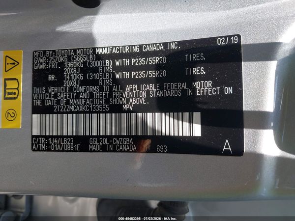2019 LEXUS RX 350 350 Base/F Sport