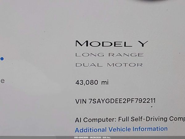 2023 TESLA MODEL Y