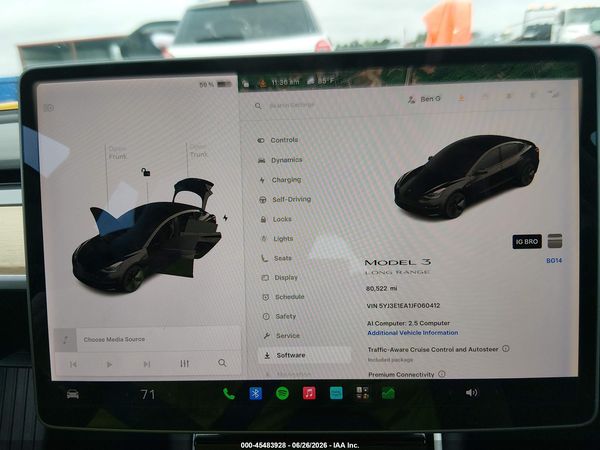 2018 TESLA MODEL 3 LONG RANGE/MID RANGE