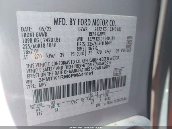 2023 FORD MUSTANG MACH-E SELECT