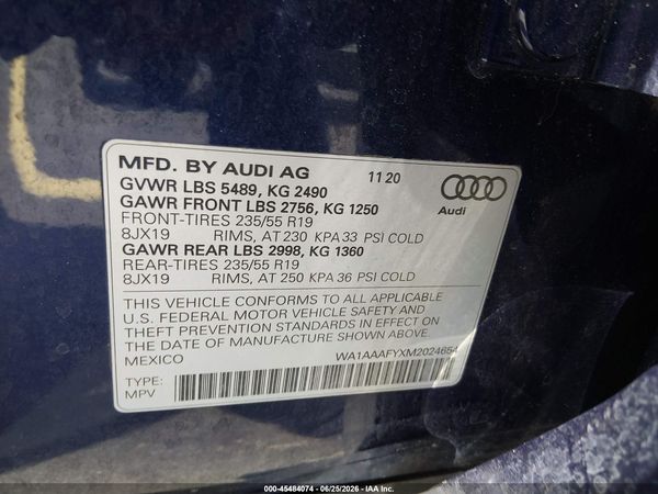 2021 AUDI Q5