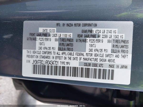 2024 MAZDA CX-5 2.5 S CARBON EDITION