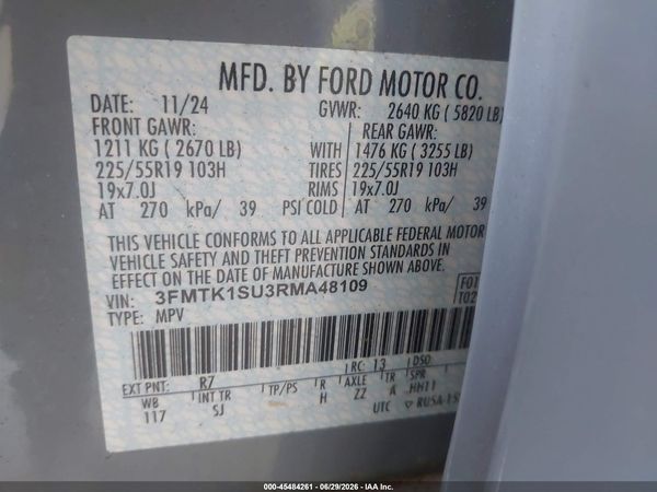 2024 FORD MUSTANG MACH-E SELECT
