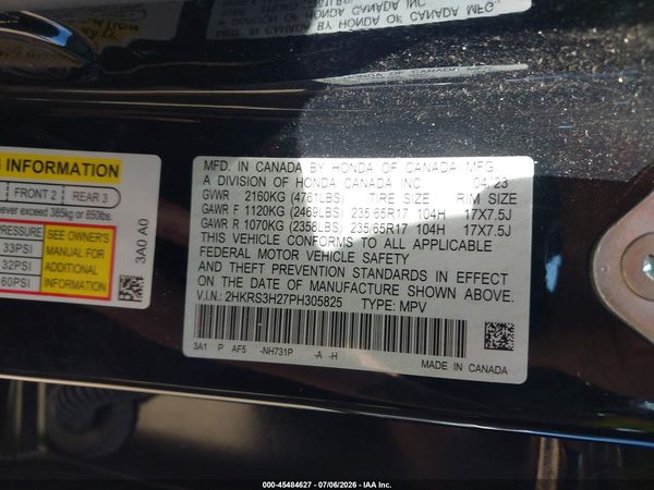 2023 HONDA CR-V LX 2WD