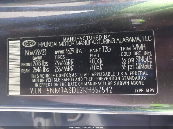 2024 HYUNDAI TUCSON SE