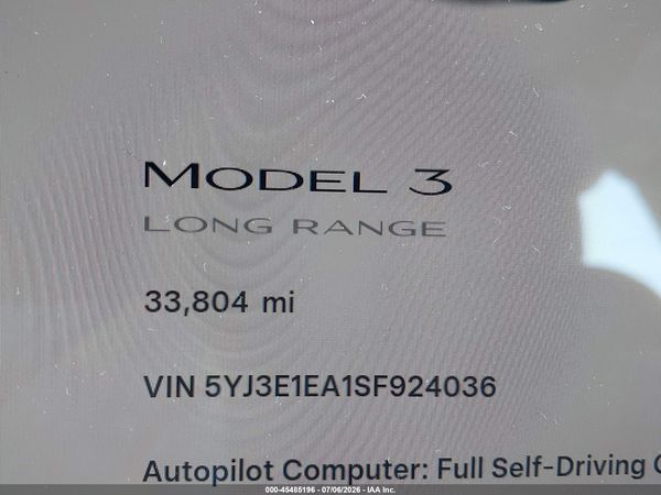 2025 TESLA MODEL 3