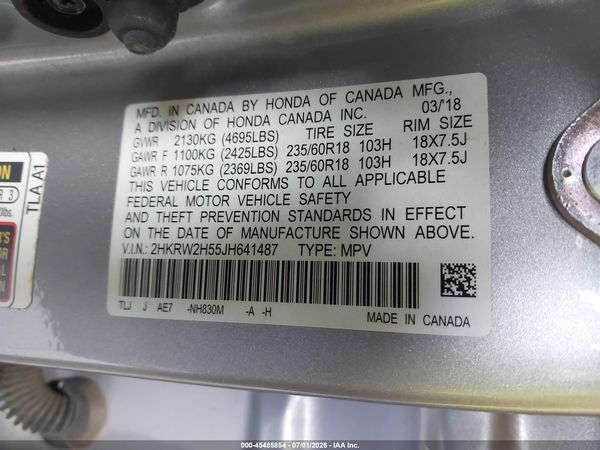 2018 HONDA CR-V EX