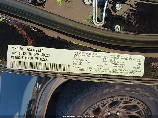 2022 JEEP WAGONEER SERIES III 4X2