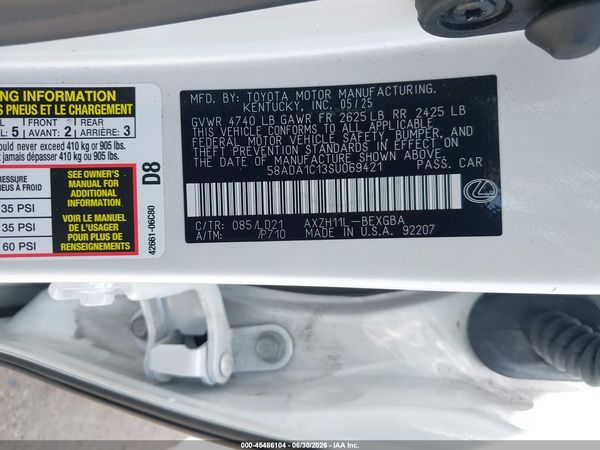 2025 LEXUS ES 300H 300h Premium