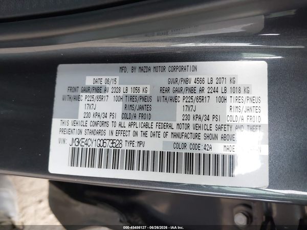 2016 MAZDA CX-5 TOURING