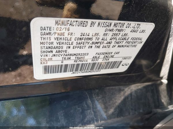 2016 INFINITI Q50 2.0T PREMIUM