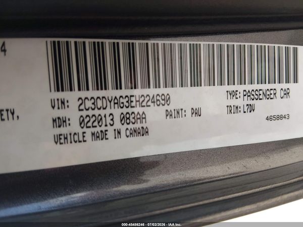 2014 DODGE CHALLENGER SXT