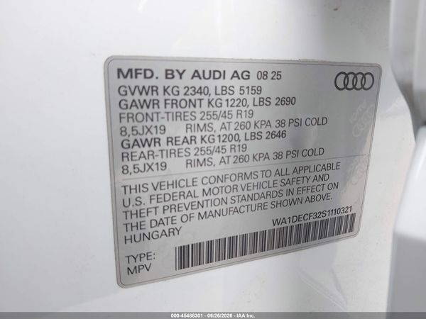 2025 AUDI Q3