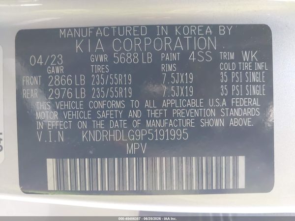 2023 KIA SORENTO HYBRID EX