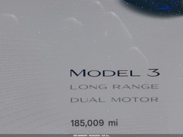 2018 TESLA MODEL 3 LONG RANGE/PERFORMANCE