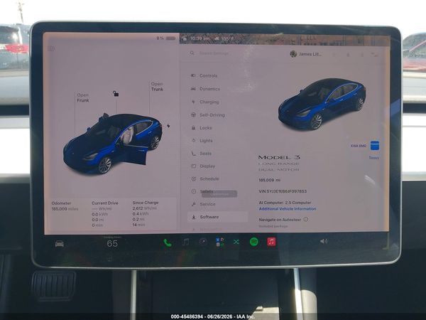2018 TESLA MODEL 3 LONG RANGE/PERFORMANCE