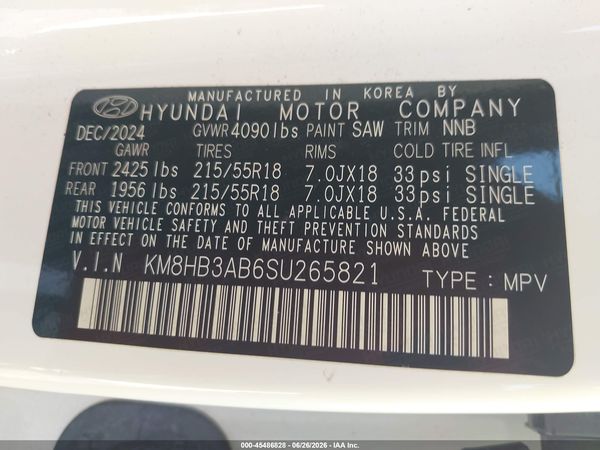 2025 HYUNDAI KONA SEL