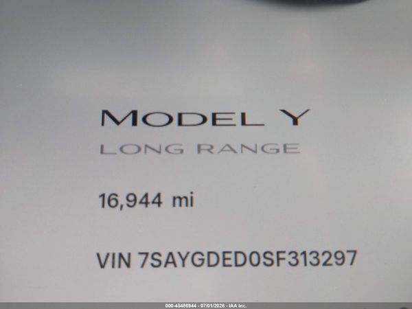 2025 TESLA MODEL Y