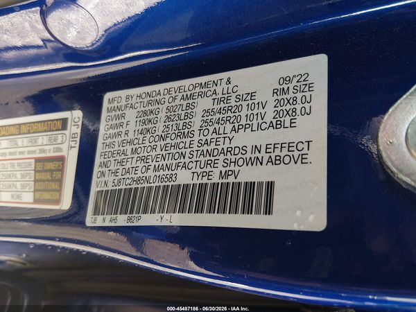 2022 ACURA RDX
