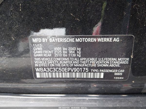 2014 BMW 320I XDRIVE