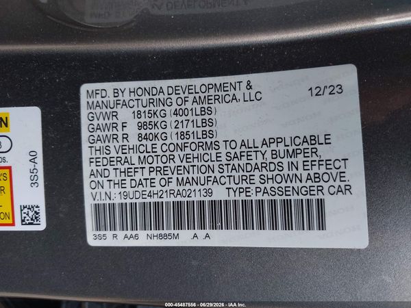 2024 ACURA INTEGRA BASE