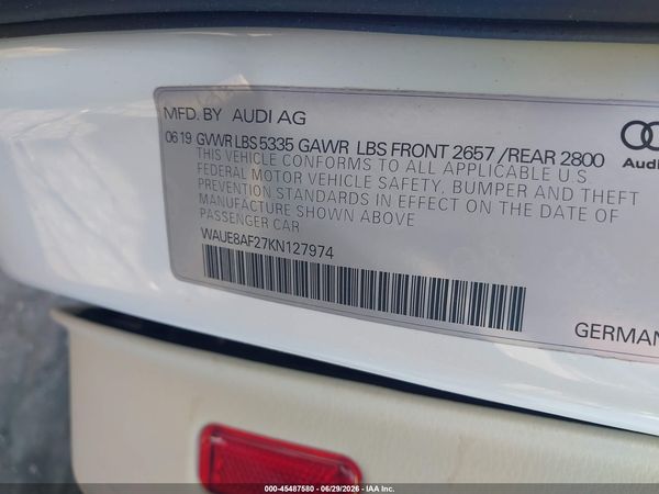 2019 AUDI A6 45 PREMIUM